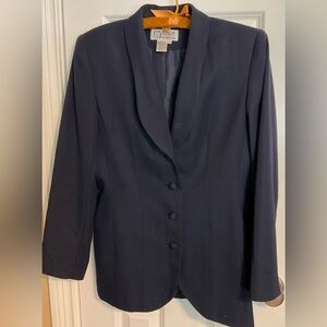 Classic Women's Navy Blazer & Slacks (2 piece)